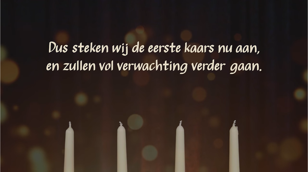 Kaarsenlied van Marcel en Lydia (advent)